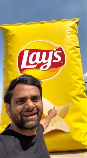 20 Feet Ka Lay’s Packet Real Me 😳🔥