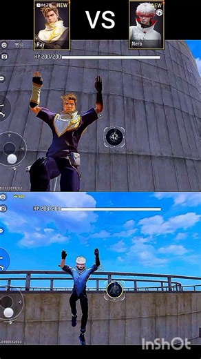 New Ray Character vs Nero Character 🤯💥 #ffmax #ability