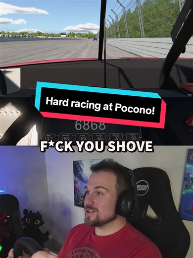 Hard racing in the trucks with the #8 at Pocono Raceway! #streaming #funny #wrecks #iracing