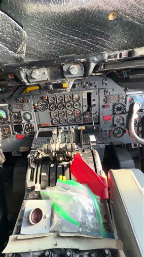 Douglas DC-8 cockpit #airplane #aviation #aircraft #aeroplane #americanairlines #aviationlovers