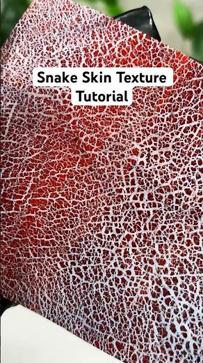 Snake Skin Texture Tutorial : realistic texture #cakedecorating