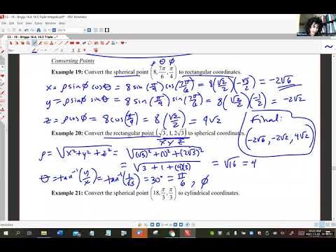 Math 252 FA 21 Day #28 Spherical Coordinates and Triple Integrals