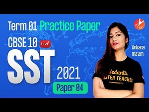 CBSE Class 10 PRACTICE PAPER 2021 for Term 1 SST MCQ🧐 | Board Exam Preparation | Sample Paper-4