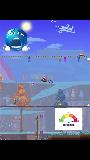 Cortisol Levels and Stress in Terraria Gameplay