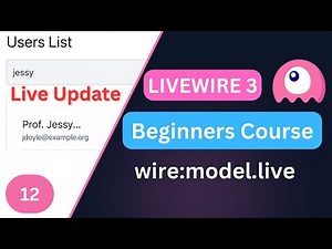 Live property update | Laravel Livewire 3 for Beginners EP12