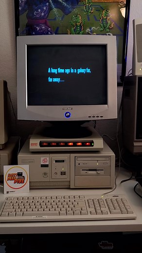 🚀 TIE Fighter on a Real 486 - This Was Star Wars Gaming in 1994 No emulation. No DOSBox. Just TIE Fighter exactly as it was meant to be played. This is a real 486DX2-66 from 1992 running DOS with a Sound Blaster 16. Before Star Wars: Squadrons, before Rogue Squadron, before Battlefront... there was TIE Fighter. In 1994, LucasArts didn't just make a game. They brought Star Wars into your bedroom. Digitized speech in the cockpit. The Imperial March blasting through your Sound Blaster. That scream