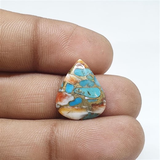 Oyster Copper Turquoise Cabochon - Etsy