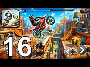 Stunt Bike Extreme - Gameplay Walkthrough Part 16 - Level 216-228 Bike Race Trials (iOS, Android)