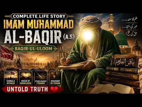 Imam Muhammad al-Baqir (A.S) Story 🌙 | Ocean of Knowledge & Shahadat 💔