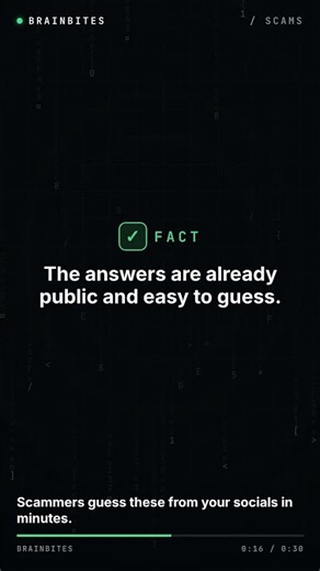 Security Questions Are Broken — Here's the Fix