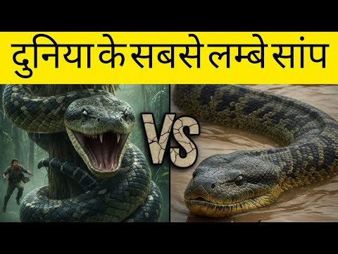 Duniya ke 10 sbse khatarnak saap |Titanoboa vs Anaconda