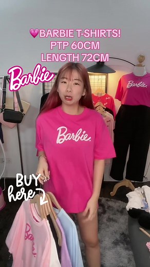 Barbie T-Shirts in Various Colors and Sizes | Barbie Merchandise
