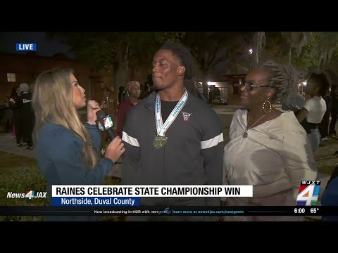 Raines Vikings return to Jacksonville after beating Miami Northwestern in state championship