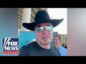 Elon Musk live streams unfiltered border visit
