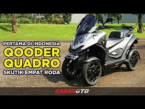 Test Ride Qooder Quadro, Skuter 4 Roda Pertama Di Indonesia