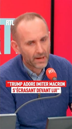 "Donald Trump loves to imitate Emmanuel Macron bowing down to him": Corentin Sellin on RTL