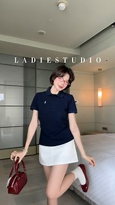 32K views · 58 reactions | Mang cả đại dương vào trong phong cách của bạn với chiếc Labella Top xanh than cùng hàng cúc áo ẩn mình tinh tế, ngoài hai màu bên dưới thì sắc nâu mùa thu của item này cũng khiến bạn phải xiêu lòng mà treo vào tủ áo đó nha | Ladie Studio | Facebook