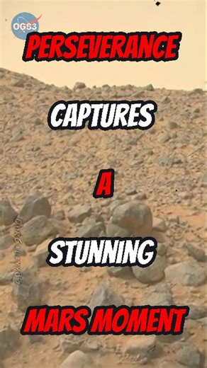 Perseverance Captures a Stunning Mars Moment 🔴✨ #ourgalaxy83 #mars #shorts