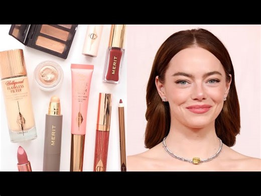 Emma Stone Makeup Bag Oscars Beauty Products and Awards Season Looks