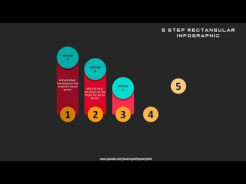 23.Create 5 Step RECTANGULAR Animation|Powerpoint Animations|Graphic Design