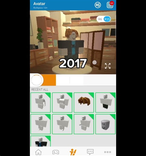 2017 Old Roblox avatar editor Background #roblox #nostalgia