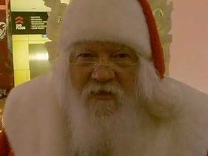 Santa Claus with a message for the Children