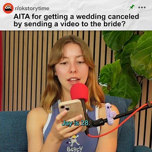 37K views · 430 reactions | AITA for getting a wedding canceled by sending a video to the bride | OKOP Show | Facebook