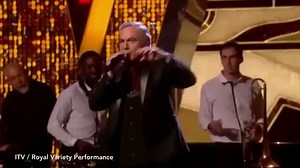 Neil Diamond performs Sweet Caroline at 2012 Royal Variety