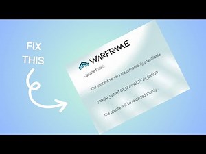 How to Fix “Update Failed” Error in Warframe | Fix Unable to connect