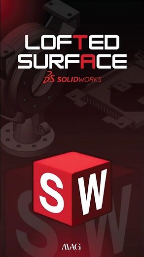 Lofted Surface In SolidWorks 💡✨ #solidworks #cad #mechanical #engineering #design #loft #viral