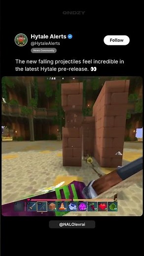 The new falling projectiles feel incredible!