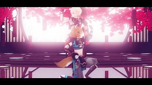 [原神 / Genshin Impact] 楓原万葉-Kazuha Kaedehara + ゴロー-Gorou_宵々古今-YoiYoi Kokon [MMD]