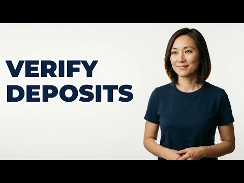 How To Verify Outstanding Deposit Entries?