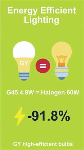 G45-4.9-E24 Gy High Efficient Bulbs