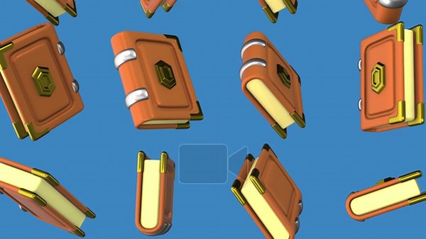 3D Cartoon Books Falling Animation. 3D Magic Books Icon. Mystery 3D Books. 4K Stock Video Footage - Alamy