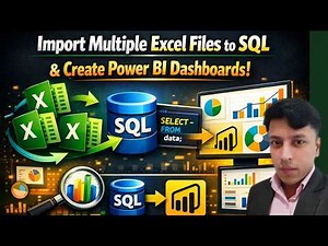 Import Multiple Excel Files to SQL + Power BI Dashboard (Step-by-Step Full Tutorial)