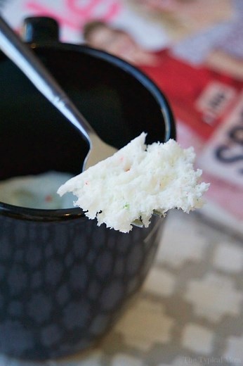Angel Food Cake in a Mug - 1 Minute Fat Free Dessert!