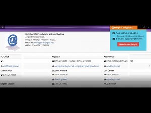 how contact rgpv | helpline number | helpline email id | report fail transation | rgpv news | RGPV
