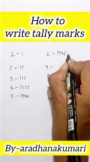 Tally marks likhne ka sabse best method?!!&!!#shorts#shortsfeed#aradhanakumari#trendingshorts#maths