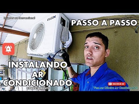 Vídeo Aula - Como Instalar um Ar Condicionado Split Corretamente - Passo a Passo.