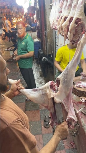 Excellent Goat Meat Cutting | Mutton Chopping - HOW TO BUTCHER #reels #butcherscut #lambmeat
