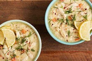 Avgolemono Soup Is Perfectly Creamy With Lots Of Lemon