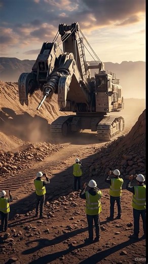 The 4-Story Mining Beast That Shakes the Earth ⚙️💥 | Hyper-Realistic AI Power