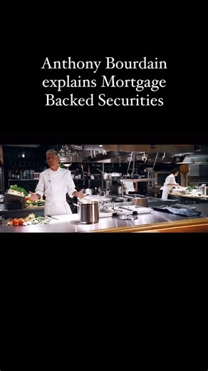 Finance Guy | In The Big Short, legendary chef Anthony Bourdain explains how MBSs get rolled up into Collateralized Debt Obligations | Instagram