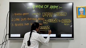 #array #reverseofarray #reverse #cprogramming #bscit #cimage | Cimage College, Patna