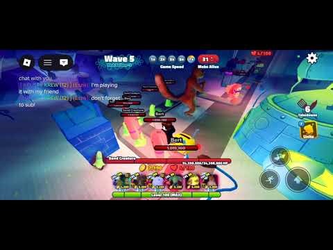 PLAYING Davy Jones locker mode in SpongeBob tower defense.