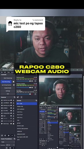 RAPOO C280 Microphone Audio Test