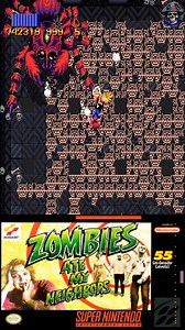 Zombies Ate My Neighbors (SNES) - Final Boss - Dr. Tongue Giant Spider #snes #zombiesatemyneighbors | Geekversy