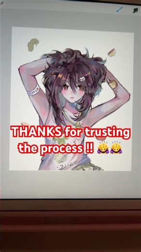 letting pinterest create my oc ! // #oc #art #drawingprocess #digitalart #procreate #drawing