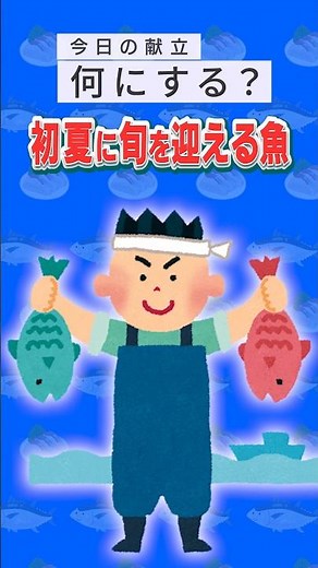 魚介類の旬カレンダー#shorts #魚 #献立 #旬 #夏
